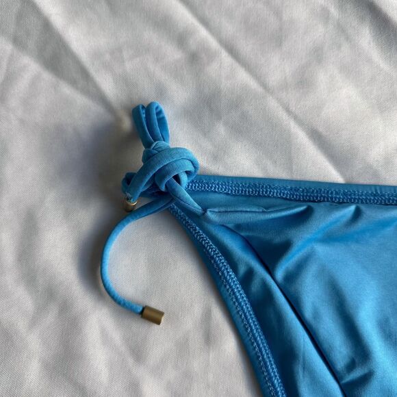 Vitamin A Classic Tie Side ABL Bikini Bottoms in Sky Blue - Picture 5 of 8